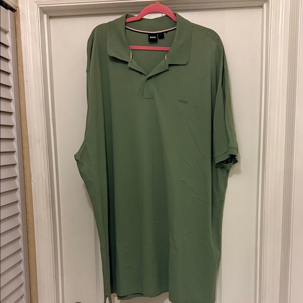Hugo Boss Men's Big & Tall GeeenPolo Shirt 4XT
